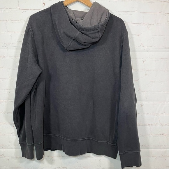 The North Face Sweatshirt Mens Large Black Dome Logo Hoodie Pullover - Picture 7 of 7